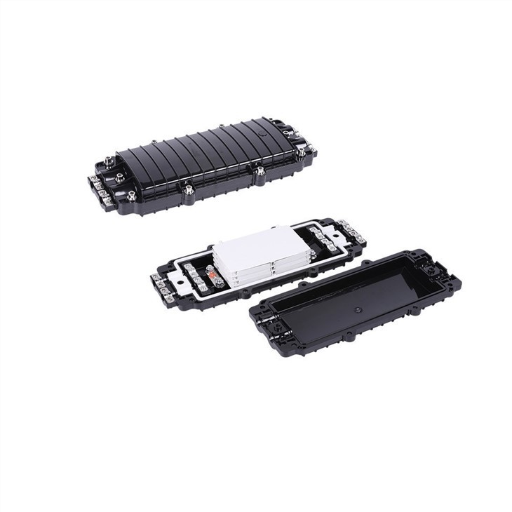 Waterproof 2 In 2 Out Inline Fiber Optic Closure